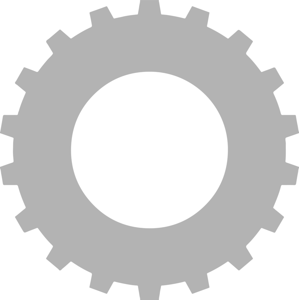 grey cog icon